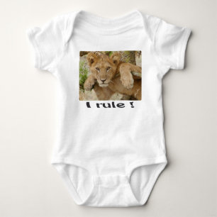 Body Para Bebê Leão Cub "que eu ordeno!" Creeper ou t-shirt do