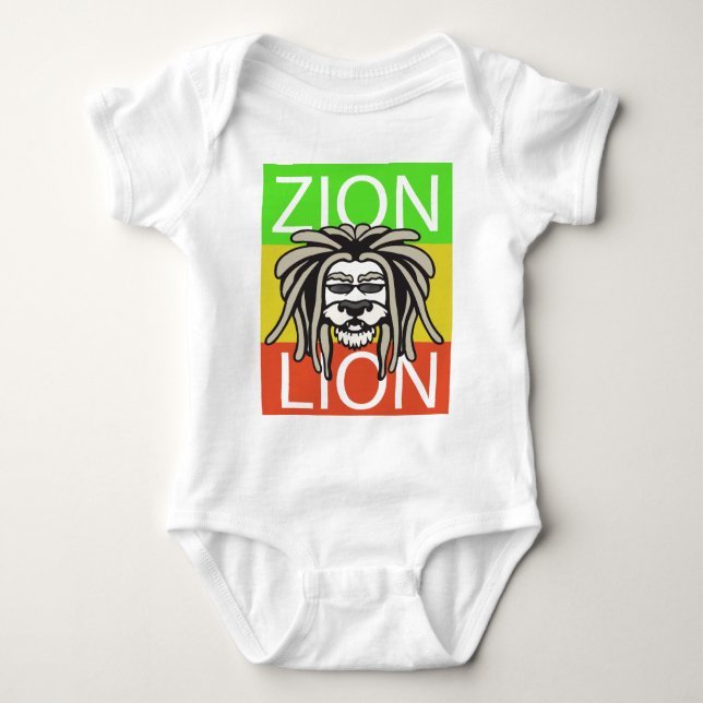 BODY PARA BEBÊ LEÃO DE ZION (Frente)