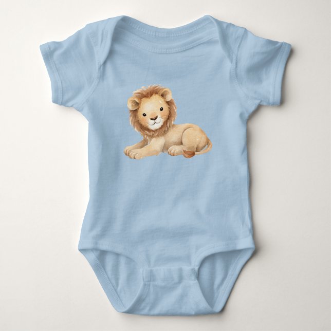 Body Para Bebê Leão Doce (Frente)