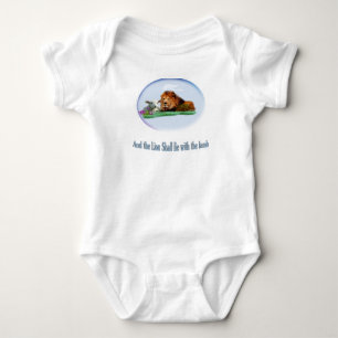 Body Para Bebê Leão e Lamb
