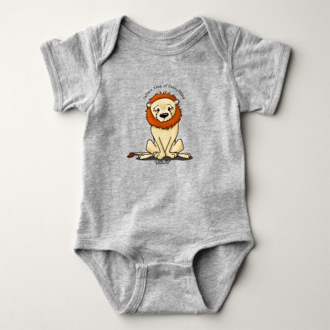 Body Para Bebê Leão KiniArt (Frente)