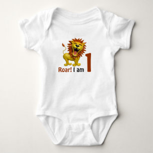 Body Para Bebê Leão que ruje