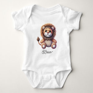 Body Para Bebê Leãozinho Fofo