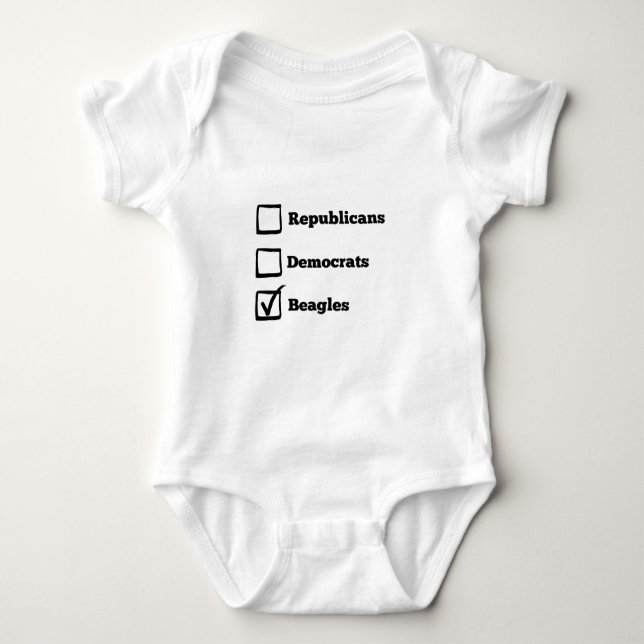 Body Para Bebê Lebreiros da picareta! Impressão político do (Frente)