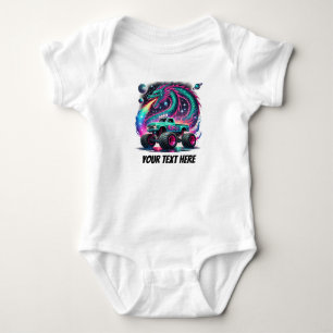 Body Para Bebê Legal garotos Monster Truque personalizável
