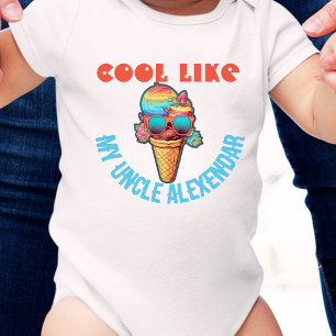 Body Para Bebê Legal Personalizado Como Meu Tio