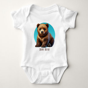 Body Para Bebê Legal urso bebê personalizável