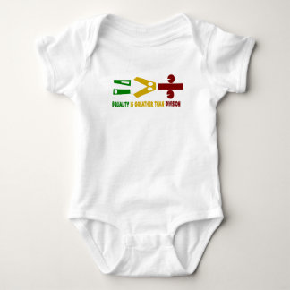 Body Para Bebê l'égualité est plus grande que la division
