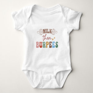 Body Para Bebê Leite e depois Burpees