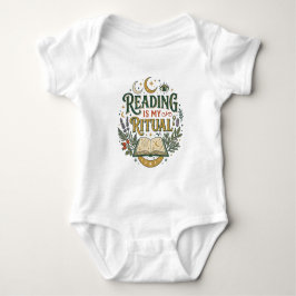 Body Para Bebê Leitor Futuro Ler é Meu Ritual Livro Celestial