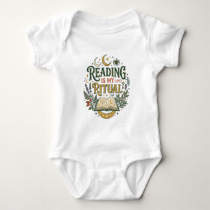 Body Para Bebê Leitor Futuro Ler é Meu Ritual Livro Celestial