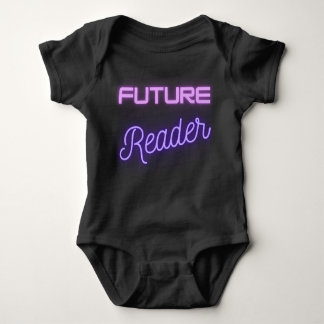 Body Para Bebê Leitor Futuro Rosa Roxo