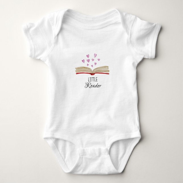 Body Para Bebê LEITOR PEQUENO de uma peça (Frente)