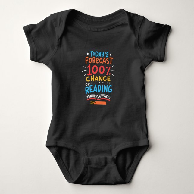 Body Para Bebê Leitura - 100% de probabilidade de leitura (Frente)