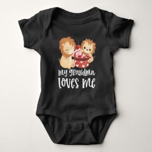 Body Para Bebê Leões 🦁 Presente para Neto - Minha Avó Me Ama