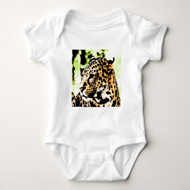 Body Para Bebê Leopardo (Frente)
