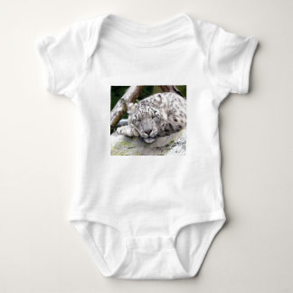 Body Para Bebê Leopardo de Neve - lindo!
