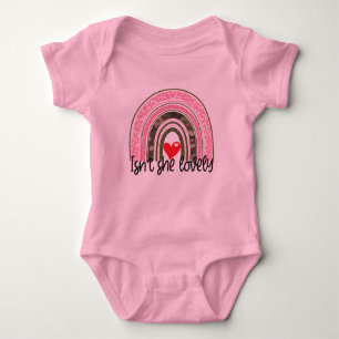 Body Para Bebê Leopardo Imprime Rainbow Pink Baby Girl