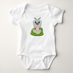 Body Para Bebê Letra Caterpilar