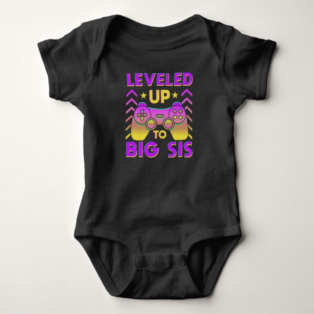 Body Para Bebê Levado Para Big Sis (Frente)