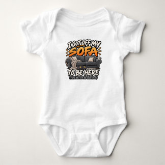 Body Para Bebê Levantei do sofá para estar aqui