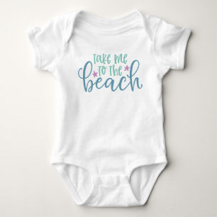 Body Para Bebê Leve-me à Praia