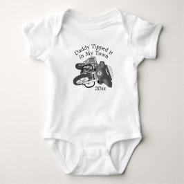 Body Para Bebê Leve-o para a moto-bicicleta T-shirt