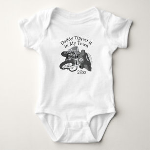 Body Para Bebê Leve-o para a moto-bicicleta T-shirt
