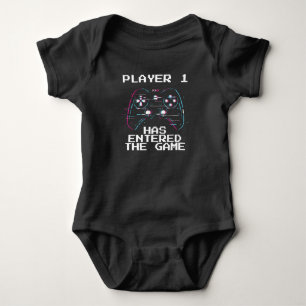 Body Para Bebê Level 1 Player New Baby Announcement