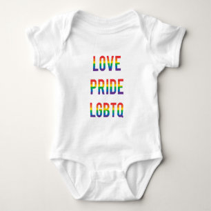 Body Para Bebê LGBTQ do Orgulho do Amor