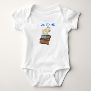Body Para Bebê Lido a mim o gatinho em livros