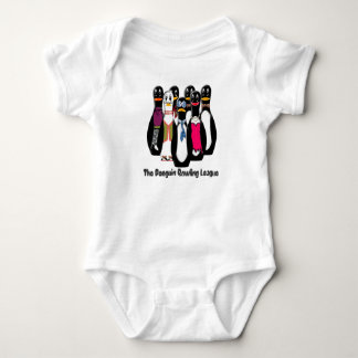 Body Para Bebê Liga das Boliches de pinguim (Baby Toddler 1-Piece