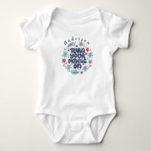 Body Para Bebê Ligue Seu Encanto Nome Personalizado Fofo