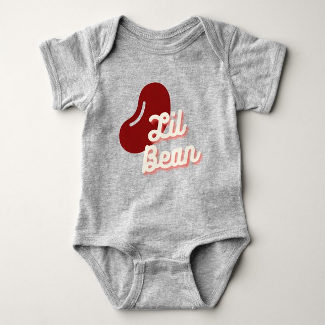 Body Para Bebê Lil Bean Baby shirt (Frente)