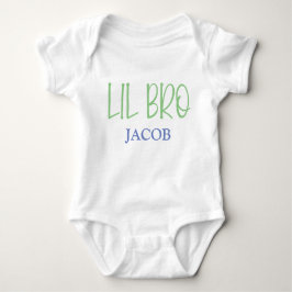 Body Para Bebê Lil Brother Bro Sibling Name