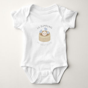 Body Para Bebê Lil Dumpling é o Meu Nome de Invólucro Bodysuit de