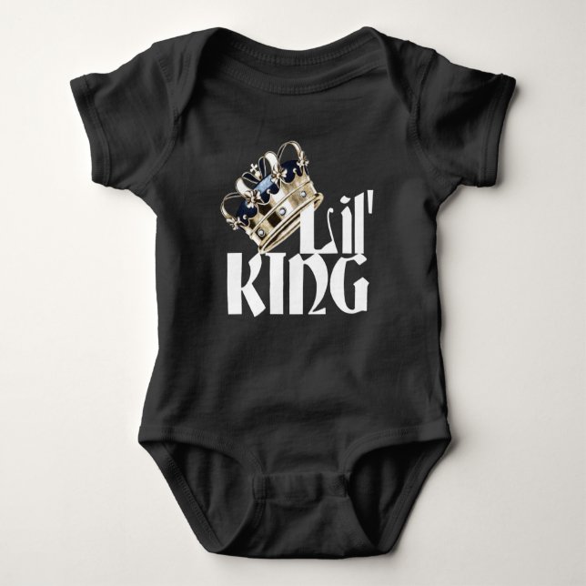 Body Para Bebê Lil King (Frente)