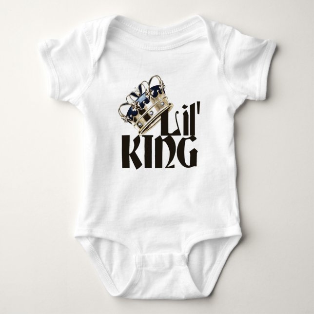 Body Para Bebê Lil King (Frente)