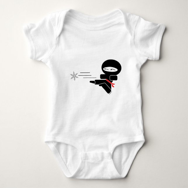 Body Para Bebê Lil Ninja (Frente)