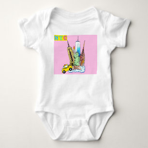 Body Para Bebê Lil' NYC Romper