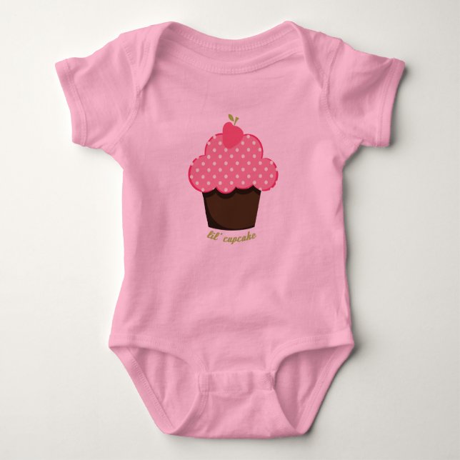 Body Para Bebê Lil'Cupcake (Frente)