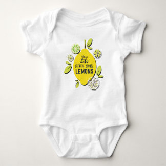 Body Para Bebê Limão