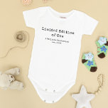 Body Para Bebê Limited Edition of One Vintage Typewriter Funny<br><div class="desc">Limited Edition of One Funny Baby One Piece Bodysuit with a clever saying in Vintage Typewriter font.</div>