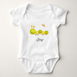 Body Para Bebê Linda Lagarta Pequena