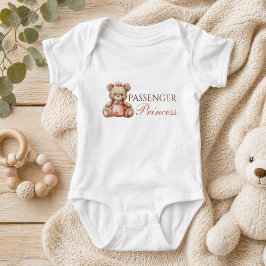 Body Para Bebê Linda Princesa Passageira