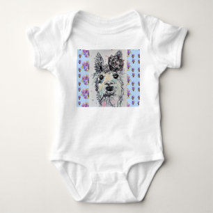 Body Para Bebê Lindo Conjunto de Bebê de Alpacca Llama Animal Aqu