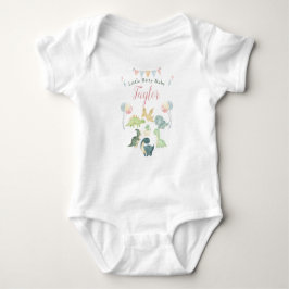 Body Para Bebê Lindo Dinossauro Aquarela Bebê Personalizado