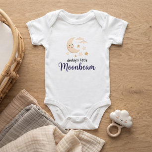 Body Para Bebê Lindo Luar do Papai Crescente Estrelas B