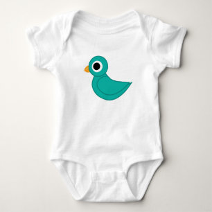 Body Para Bebê Lindo passarinho azul