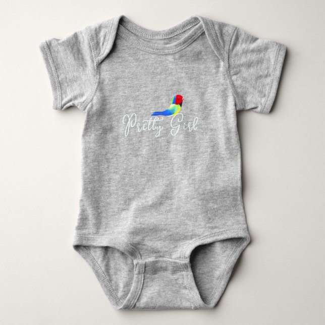 Body Para Bebê Lindo Pássaro (Frente)